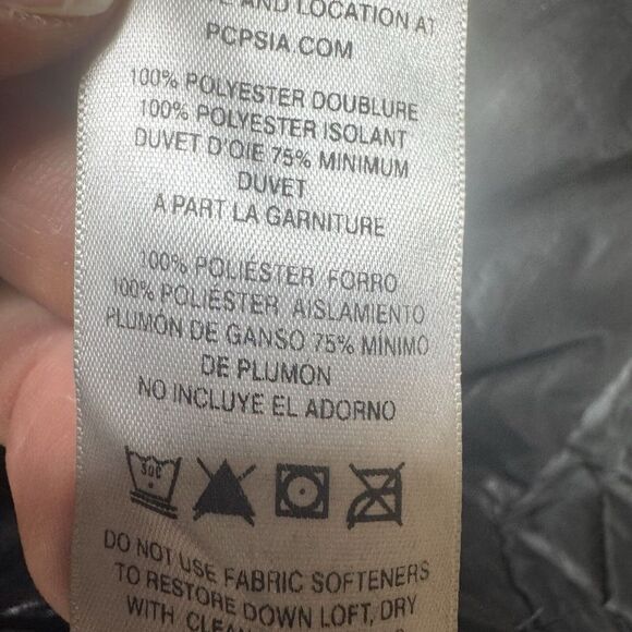 Patagonia Jacket Mens XL Black Nano Puff Down Water Resistant Lightweight Logo - Picture 9 of 14